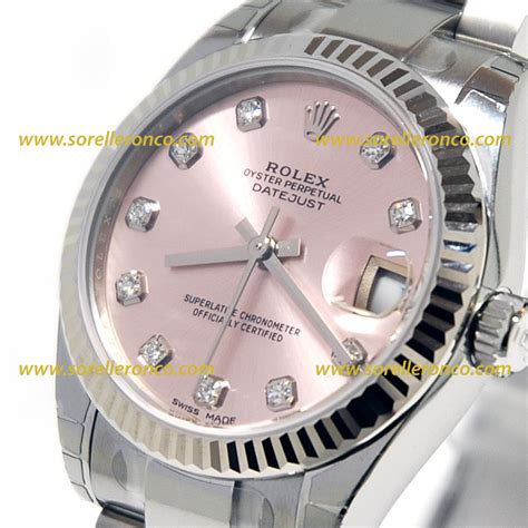 rolex datejust rosa diamanti|rolex datejust oyster.